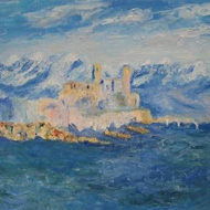 Monet Study-Cap d'Antibes